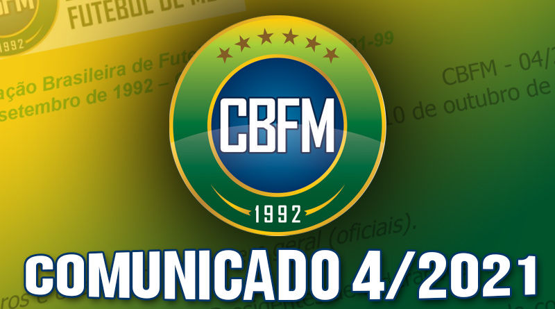 CBFM Comunicado 004-2021