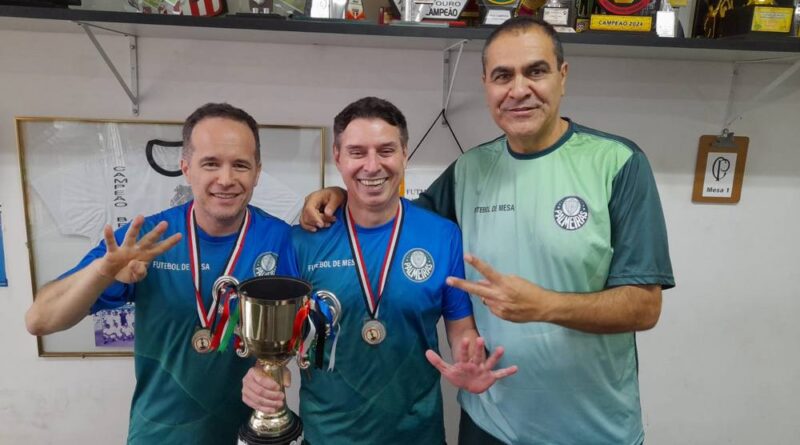 Jefferson da S.E. Palmeiras campeão do Paulista Subbuteo 2025